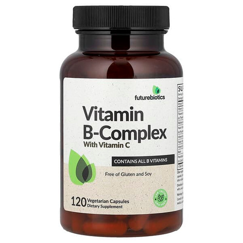 <img alt="Futurebiotics, Vitamin B-Complex with Vitamin C, 120 Vegetarian Capsules" title="Futurebiotics, Vitamin B-Complex with Vitamin C, 120 Vegetarian Capsules,049479502516"