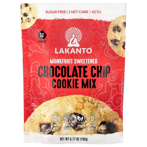 <img alt="Lakanto, Chocolate Chip Cookie Mix, 6.77 oz (192 g)" title="Lakanto, Chocolate Chip Cookie Mix, 6.77 oz (192 g),843076001034"