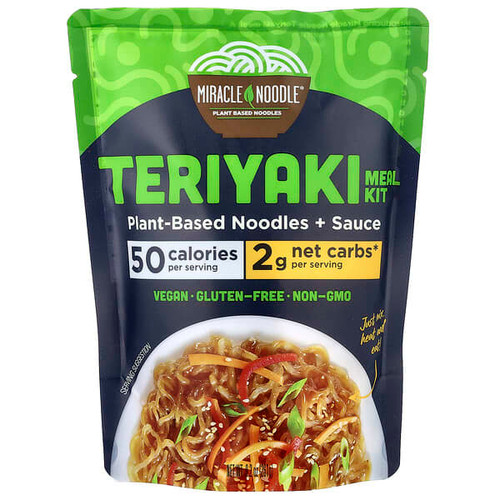 <img alt="Miracle Noodle, Meal Kit, Teriyaki, 9.2 oz (261 g)" title="Miracle Noodle, Meal Kit, Teriyaki, 9.2 oz (261 g),854126008408"
