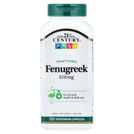 <img alt="21st Century, Fenugreek, 610 mg, 100 Vegetarian Capsules" title="21st Century, Fenugreek, 610 mg, 100 Vegetarian Capsules,740985280065"