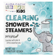 <img alt="Aura Cacia, Kids, Clearing Shower Steamers, Purifying, 3 Tablets" title="Aura Cacia, Kids, Clearing Shower Steamers, Purifying, 3 Tablets,051381883140"