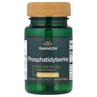 <img alt="Swanson Vitamins, Phosphatidylserine, 100 mg, 30 Softgels" title="Swanson Vitamins, Phosphatidylserine, 100 mg, 30 Softgels,087614021256"