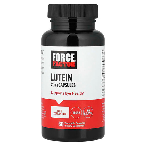 <img alt="Force Factor, Lutein With Zeaxanthin, 60 Vegetable Capsules" title="Force Factor, Lutein With Zeaxanthin, 60 Vegetable Capsules,810126660428"