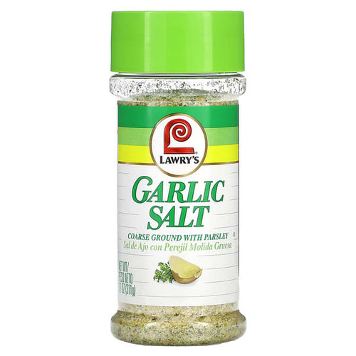 <img alt="Lawrys, Garlic Salt, Coarse Ground With Parsley, 11 oz (311 g)" title="Lawrys, Garlic Salt, Coarse Ground With Parsley, 11 oz (311 g),021500004503"