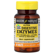 <img alt="Mason Natural, Plant-Based Ultra Digestive Enzymes, 60 Tablets" title="Mason Natural, Plant-Based Ultra Digestive Enzymes, 60 Tablets,311845180254"