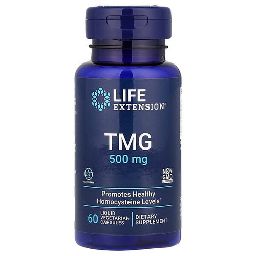 <img alt="Life Extension, TMG, 500 mg, 60 Liquid Vegetarian Capsules" title="Life Extension, TMG, 500 mg, 60 Liquid Vegetarian Capsules,737870185963"