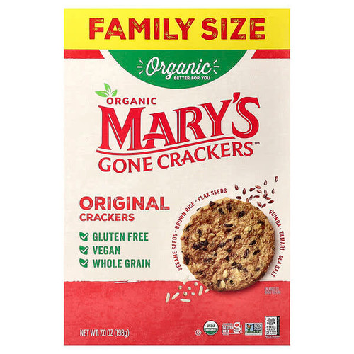 <img alt="Marys Gone Crackers, Organic Original Crackers, 7 oz (198 g)" title="Marys Gone Crackers, Organic Original Crackers, 7 oz (198 g),850064476194"