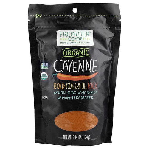 <img alt="Frontier Co-op, Organic Cayenne, 6.14 oz (174 g)" title="Frontier Co-op, Organic Cayenne, 6.14 oz (174 g),089836310811"