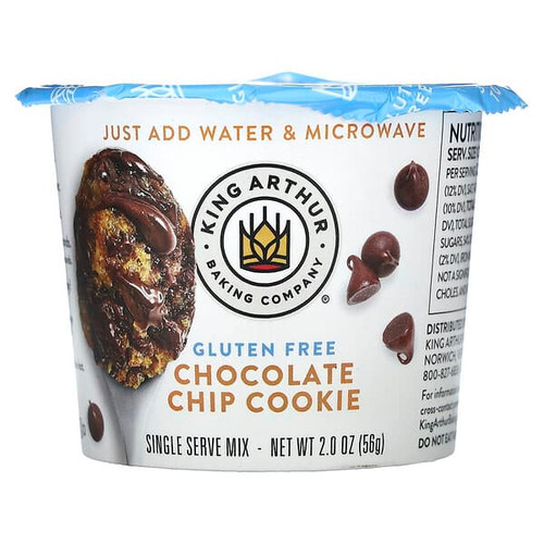 <img alt="3 PACK of King Arthur Baking Company, Gluten Free Single Serve Mix, Chocolate Chip Cookie, 2 oz (56 g)" title="3 PACK of King Arthur Baking Company, Gluten Free Single Serve Mix, Chocolate Chip Cookie, 2 oz (56 g),071012075294"