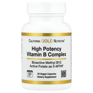 <img alt="California Gold Nutrition, High Potency Vitamin B Complex with Methyl Folate & Methyl B12, 30 Veggie Capsules" title="California Gold Nutrition, High Potency Vitamin B Complex with Methyl Folate & Methyl B12, 30 Veggie Capsules,898220020898"