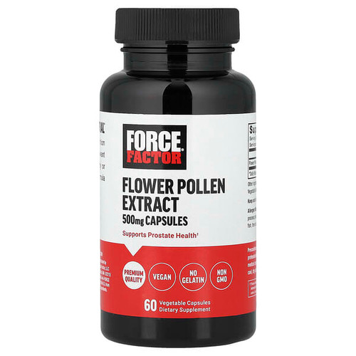 <img alt="Force Factor, Flower Pollen Extract, 500 mg, 60 Vegetable Capsules" title="Force Factor, Flower Pollen Extract, 500 mg, 60 Vegetable Capsules,810126660312"