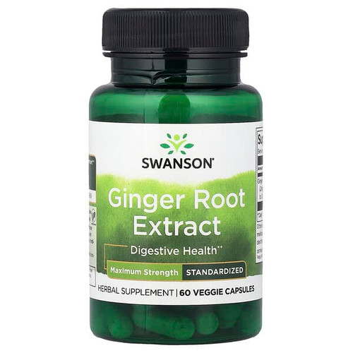<img alt="Swanson Vitamins, Ginger Root Extract, Standardized, 60 Veggie Capsules (200 mg per Capsule)" title="Swanson Vitamins, Ginger Root Extract, Standardized, 60 Veggie Capsules (200 mg per Capsule),087614142302"