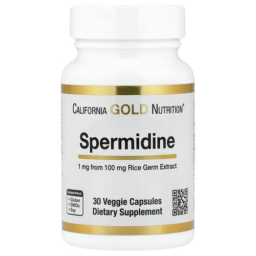 <img alt="California Gold Nutrition, Spermidine, Rice Germ Extract, 1 mg, 30 Veggie Capsules" title="California Gold Nutrition, Spermidine, Rice Germ Extract, 1 mg, 30 Veggie Capsules,898220022663"
