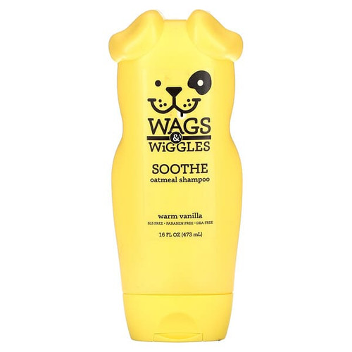 <img alt="Wags & Wiggles, Soothe Oatmeal Shampoo, Warm Vanilla, 16 fl oz (473 ml)" title="Wags & Wiggles, Soothe Oatmeal Shampoo, Warm Vanilla, 16 fl oz (473 ml),742797802152"