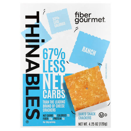 <img alt="Fiber Gourmet, Thinables, Ranch, 4.25 oz (120 g)" title="Fiber Gourmet, Thinables, Ranch, 4.25 oz (120 g),850040115253"