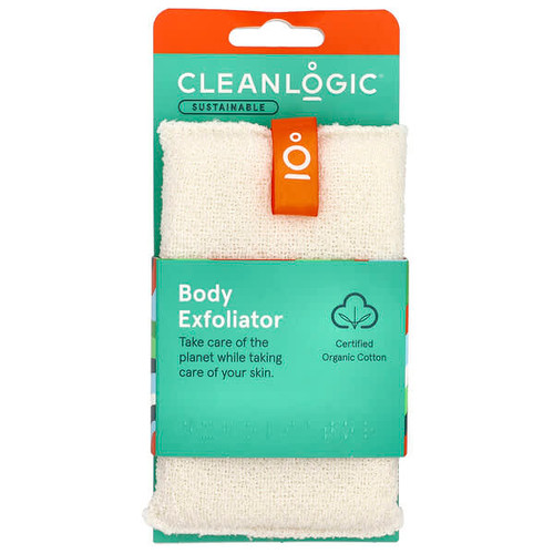 <img alt="Cleanlogic, Sustainable, Body Exfoliator, White, 1 Count" title="Cleanlogic, Sustainable, Body Exfoliator, White, 1 Count,813606021177"