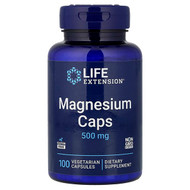<img alt="Life Extension, Magnesium Caps , 500 mg, 100 Vegetarian Capsules" title="Life Extension, Magnesium Caps , 500 mg, 100 Vegetarian Capsules,737870010418"