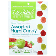 <img alt="Dr. Johns Healthy Sweets, Assorted Hard Candy, + Fiber & Vitamin C, Watermelon, Green Apple, & Strawberry, 3.85 oz (109 g)" title="Dr. Johns Healthy Sweets, Assorted Hard Candy, + Fiber & Vitamin C, Watermelon, Green Apple, & Strawberry, 3.85 oz (109 g),605245008776"