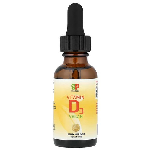 <img alt="GreenPeach, Vegan Vitamin D3, 1 fl oz (30 ml)" title="GreenPeach, Vegan Vitamin D3, 1 fl oz (30 ml),860467001381"