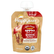 <img alt="3 PACK of Happy Family Organics, Happy Baby, Nutty Blends, 6+ Months, Organic Apples with 1 tsp Walnut Butter, 3 oz (85 g)" title="3 PACK of Happy Family Organics, Happy Baby, Nutty Blends, 6+ Months, Organic Apples with 1 tsp Walnut Butter, 3 oz (85 g),819573016123"