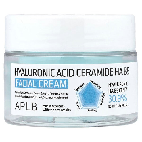 <img alt="APLB, Hyaluronic Acid Ceramide HA B5 Facial Cream, 1.86 fl oz (55 ml)" title="APLB, Hyaluronic Acid Ceramide HA B5 Facial Cream, 1.86 fl oz (55 ml),8809874683164"