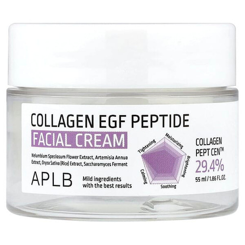 <img alt="APLB, Collagen EGF Peptide Facial Cream, 1.86 fl oz (55 ml)" title="APLB, Collagen EGF Peptide Facial Cream, 1.86 fl oz (55 ml),8809874683195"