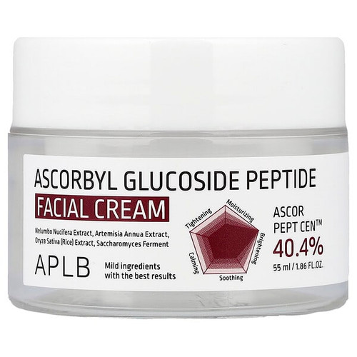 <img alt="APLB, Ascorbyl Glucoside Peptide Facial Cream, 1.86 fl oz (55 ml)" title="APLB, Ascorbyl Glucoside Peptide Facial Cream, 1.86 fl oz (55 ml),8809874684321"