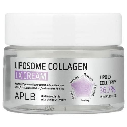 <img alt="APLB, Liposome Collagen LX Cream , 1.86 fl oz (55 ml)" title="APLB, Liposome Collagen LX Cream , 1.86 fl oz (55 ml),8809874685441"