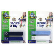 <img alt="Baby Buddy, Secure-A-Toy, 4 + Months, Black-Dark Blue & Light Blue-White, 4 Straps" title="Baby Buddy, Secure-A-Toy, 4 + Months, Black-Dark Blue & Light Blue-White, 4 Straps,047414041533"