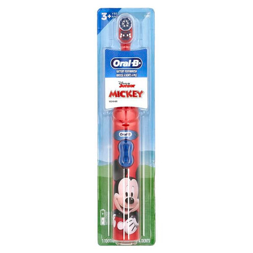 <img alt="Oral-B, Battery Toothbrush, Soft, 3+Years, Disney Junior Mickey, 1 Toothbrush" title="Oral-B, Battery Toothbrush, Soft, 3+Years, Disney Junior Mickey, 1 Toothbrush,069055135280"