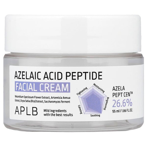 <img alt="APLB, Azelaic Acid Peptide Facial Cream , 1.86 fl oz (55 ml)" title="APLB, Azelaic Acid Peptide Facial Cream , 1.86 fl oz (55 ml),8809874684185"