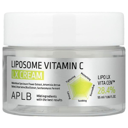 <img alt="APLB, Liposome Vitamin C LX Cream , 1.86 fl oz (55 ml)" title="APLB, Liposome Vitamin C LX Cream , 1.86 fl oz (55 ml),8809874685434"