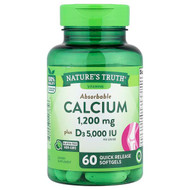 <img alt="Natures Truth, Absorbable Calcium Plus D3, 60 Quick Release Softgels" title="Natures Truth, Absorbable Calcium Plus D3, 60 Quick Release Softgels,840093117656"