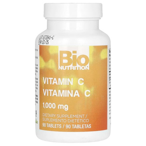 <img alt="Bio Nutrition, Vitamin C, 90 Tablets (1,000 mg per Tablet)" title="Bio Nutrition, Vitamin C, 90 Tablets (1,000 mg per Tablet),854936003945"