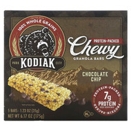 <img alt="Kodiak Cakes, Chewy Granola Bars, Chocolate Chip, 5 Bars, 1.23 oz (35 g) Each" title="Kodiak Cakes, Chewy Granola Bars, Chocolate Chip, 5 Bars, 1.23 oz (35 g) Each,705599016288"