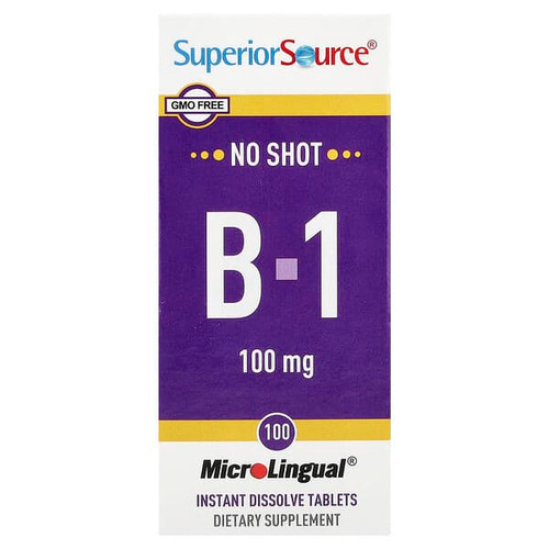 <img alt="Superior Source, B-1, 100 Instant Dissolve Tablets" title="Superior Source, B-1, 100 Instant Dissolve Tablets,076635905102"