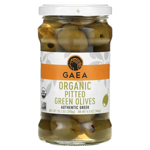 <img alt="Gaea, Organic Pitted Green Olives, 10.2 oz (290 g)" title="Gaea, Organic Pitted Green Olives, 10.2 oz (290 g),607959700991"