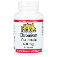 <img alt="Natural Factors, Chromium Picolinate, 500 mcg, 90 Tablets" title="Natural Factors, Chromium Picolinate, 500 mcg, 90 Tablets,068958016375"
