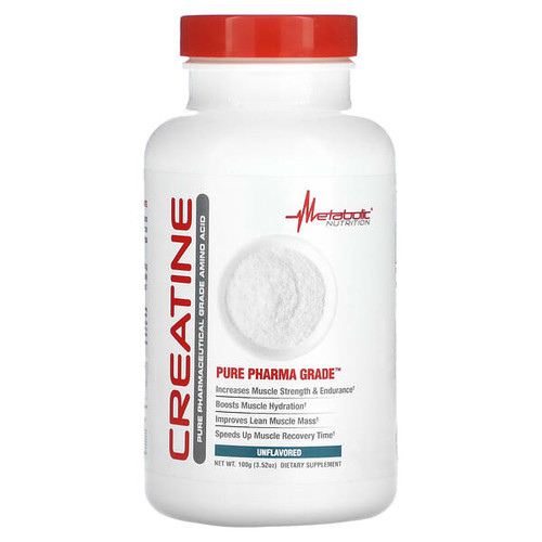<img alt="Metabolic Nutrition, Creatine, Unflavored, 3.52 oz (100 g)" title="Metabolic Nutrition, Creatine, Unflavored, 3.52 oz (100 g),764779113018"
