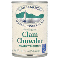 <img alt="Bar Harbor, New England Clam Chowder, 15 oz (425 g)" title="Bar Harbor, New England Clam Chowder, 15 oz (425 g),070718002030"
