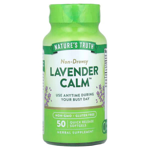 <img alt="Natures Truth, Lavender Calm, 50 Quick Release Softgels (80 mg per Softgel)" title="Natures Truth, Lavender Calm, 50 Quick Release Softgels (80 mg per Softgel),840093123862"