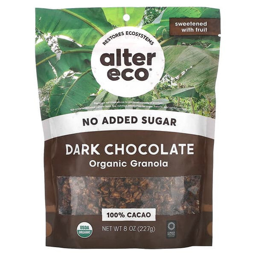<img alt="Alter Eco, Organic Granola, Dark Chocolate, 8 oz (227 g)" title="Alter Eco, Organic Granola, Dark Chocolate, 8 oz (227 g),817670012390"