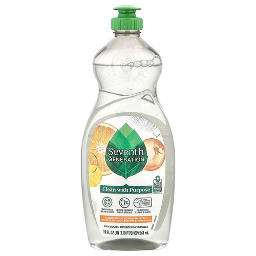 <img alt="Seventh Generation, Dish Liquid, Clementine Zest & Lemongrass , 19 fl oz (561 ml)" title="Seventh Generation, Dish Liquid, Clementine Zest & Lemongrass , 19 fl oz (561 ml),732913449859"