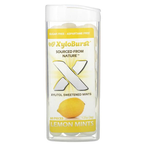 <img alt="3 PACK of Xyloburst, Xylitol Sweetened Mints, Lemon, 60 Pieces" title="3 PACK of Xyloburst, Xylitol Sweetened Mints, Lemon, 60 Pieces,892327002610"