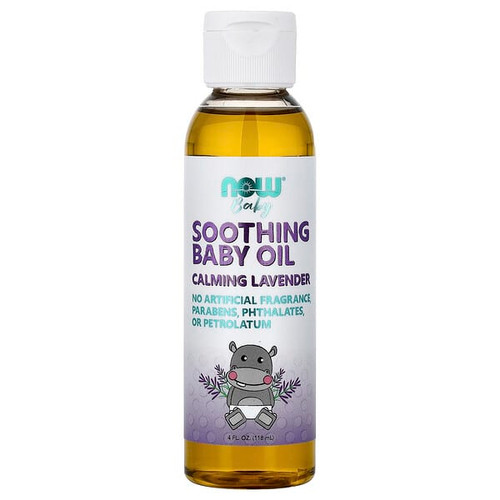 <img alt="Now Foods, Soothing Baby Oil, Calming Lavender, 4 fl oz (118 ml)" title="Now Foods, Soothing Baby Oil, Calming Lavender, 4 fl oz (118 ml),733739082350"