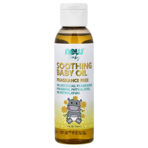 <img alt="Now Foods, Soothing Baby Oil, Fragrance Free, 4 fl oz (118 ml)" title="Now Foods, Soothing Baby Oil, Fragrance Free, 4 fl oz (118 ml),733739082305"