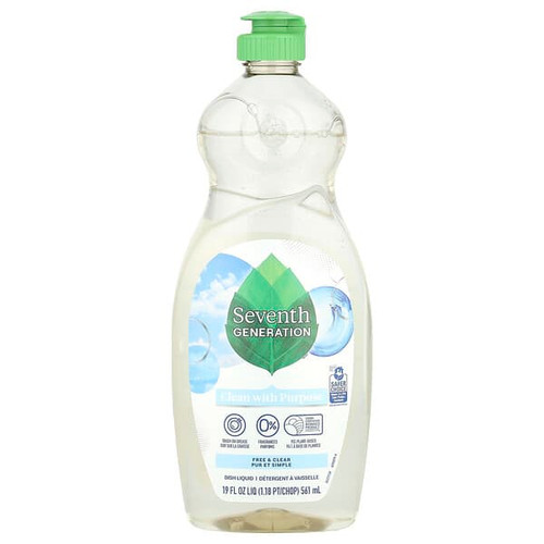 <img alt="Seventh Generation, Dish Liquid, Free & Clear, 19 fl oz (561 ml)" title="Seventh Generation, Dish Liquid, Free & Clear, 19 fl oz (561 ml),732913449866"