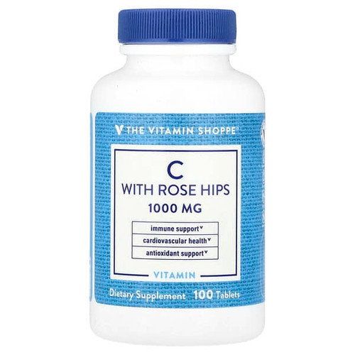 <img alt="The Vitamin Shoppe, Vitamin C With Rose Hips, 100 Tablets" title="The Vitamin Shoppe, Vitamin C With Rose Hips, 100 Tablets,766536010165"