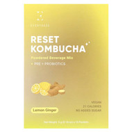 <img alt="Everydaze, Reset Kombucha, Powdered Beverage Mix, Lemon Ginger, 10 Packets, 0.18 oz (5 g) Each" title="Everydaze, Reset Kombucha, Powdered Beverage Mix, Lemon Ginger, 10 Packets, 0.18 oz (5 g) Each,8809081562627"