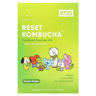 <img alt="Everydaze, Reset Kombucha, Powdered Beverage Mix, Green Grape, 10 Packets, 0.18 oz (5 g) Each" title="Everydaze, Reset Kombucha, Powdered Beverage Mix, Green Grape, 10 Packets, 0.18 oz (5 g) Each,8809081562597"